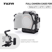 TILTA TA-T100 Full/Half Camera Cage Kit for Sony A7 V A7M5 A7R V with Cable Clamp Xeno Side Handle PD V Mount Battery Plate