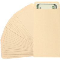 25Pcs 16.5x8.89cm Money Envelope Cash Envelopes Money Holder Bags Budgeting Saving Challenge Letter for Gift Checks Tickets Card
