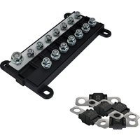 32V 2/4/7-Way ANS Bolt-On MIDI Fuse Holder High Current Fuse Block for Automotive & Marine Power Distribution