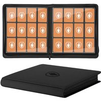 Premium Zip Card Binder 12 Pocket, 480 Pockets Trading Card Binder, PU Zipper Card Collection Album