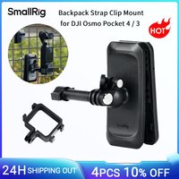 SmallRig Magnetic Backpack Strap Clip Mount for DJI Osmo Pocket 4 /3/Action 6/Nano for GoPro for Insta360 X5 w Ball Head Adapter