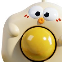 Realistic Egg Squishy Fidget Toy Soft-boiled egg Slow Rebound Stress Relief Toy for Kids, Adults, Office Party Favors Squeeze