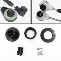 1 Set For Ford Mondeo MK4 Loose Shifting Issue Fix Gear Switch Change Lever Selector Shift Cable linkage Both End Repair Kit