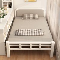 Foldable Single Bed Home Portable Couch Bed Easy Use Luxurious Comfort Steel Frame 100cm Camas Plegables Folding Bed Single
