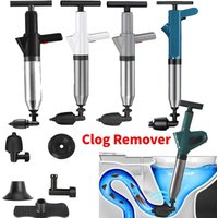 High Pressure Toilet Plunger Unclogging Device Pipe Dredger For Bathroom Shower Sink Bathtub Drain Clog Remover