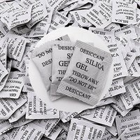 5/10/20g Silica Gel Desiccant Transparent Silicone Desiccant Small Package Dehumidifier Shoes Moisture-proof Agent