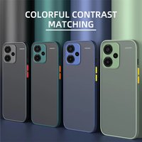 Luxury Shockproof Armor Matte Case For Xiaomi Redmi Note 13 Pro+ 5G Soft TPU Bumper Clear Hard PC Cover for Redmi Note13 Pro 5G