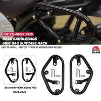 Motorcycle Side Trunk Bag Holder Saddle Bag Trunk Bag Support Bracket For Scrambler 400X Speed 400 2024-2025