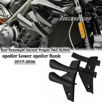 For Triumph Street Triple 765R 765RS 2017-2022 2026 Side Wing Side spoiler FRONTAL SPOILERS Front spoiler Lower spoiler flank