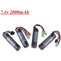 18350 2s 7.4V 2000mAh Li-ion Battery for Electric airsoft Water Toys Gun/Automatic Splatter Ball Rifle Paintball/Airsoft Pistol