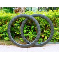2025" Brand New Full Carbon Butterfly Matt Toray Carbon Road Bike Wheel Rim Clincher / Tubeless - 1 Pair