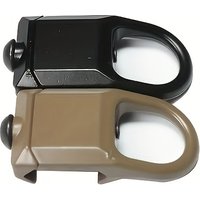 1pc Stainless Steel Quick Detach Sling Mount for 20mm Picatinny Rails - Easy Attachment for Hunting and Tactical Use