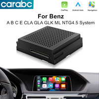 CARABC Wireless Carplay compatible avec Mercedes Benz A B C E CLA GLA GLK ML Sprinter NTG4.5 Module Becker Android Auto Navigation