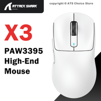 ATTACK SHARK X3 X3Pro High Quality Wireless Gaming Mouse PAW3395 26K DPI Tri-Mode Bluetooth Wired Ultra Lightweight Mouse