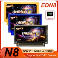 EDN8 2000 in 1 FC Game Cartridge With 4G TF Card Optical Drive Emulator For Family Original Console Accessories 8 Bit Flash Card