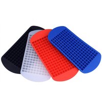 160-Grid Silicone Ice Cube Tray: Create Perfectly-Sized Ice Cubes with This Kitchen Essential!