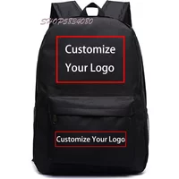 DIY Backpack Dropshipping customer Backpack Custom Logo School Bags for Boys Girls Teenage Bagpack Travel Bag Mochila Para Mujer
