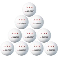 10 Pcs Table Tennis Ball Replacement Pingpong Ball 3-Star Standard Table Tennis Ball for Indoor/Outdoor Pingpong Table