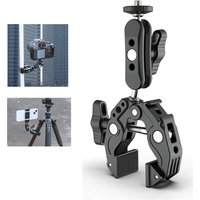 New Aluminum SLR Camera Magic Arm 360° Ball Head with Crab Claw Clip Universal Monitor Bracket BallHead Clamp Super Holder Stand