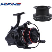 MIFINE BUNSEN Spinning Fishing Reel with New Fish Bite Alarm System Back Front Daul Drag 10KG 6+1BB 4.7:1 6000/7000 Carp Fishing