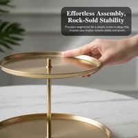 2 3 Tier Cake Stand Dessert Display Tower with Sturdy Base Elegant Tray for Wedding Party Holiday Gathering Table Decor
