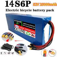 14S6P 52V 25Ah 18650 Lithium Battery 1000W High Power 58.8V Integrated 30A BMS for Outdoor Power Tool Backup Battery