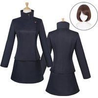 Anime Jujutsu Kasen Ieiri Shoko Cosplay Costume High School Uniform Top Skirt Role Play Dresses Halloween Costumes for Women