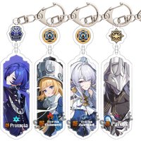 Game Zenless Zone Zero Acrylic Keychain Aria Cissia Nangong Yu Backpack Keyring Pendant Belle Nicole Demara Decorative Ornament