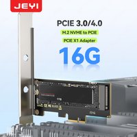 JEYI M.2 NVMe to PCIe X4/X1 Converter Card Conversion Card PCIe 4.0/3.0 M.2 SSD Adapter, Expansion Card for X1/X4/X8/X16 Slots