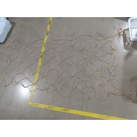 1pc Nature Jute Rope Decorative Net-Graden Plant Support Net Net Hemp Climbing Netting,Balcony Stair Protection Fence