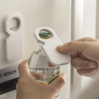 Magnetic Fridge Sticker for Opening Bottles Sticks To Metal Surfaces Opens Compact Lightweight Design Kitchen Helper Too