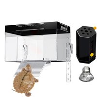 Zone de basking pour tortue avec rampe, zone de basking pour tortue sur aquarium, zone de repos pour reptile, habitat pour tortue