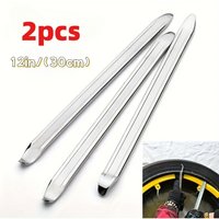 AliExpress NONE 1pc Steel Tire Lever Tool,Suitable for Bicycle,Motorcycle Replacement,Anti-Rust Coating,Universal Tire Repair Essential Tool.