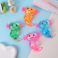 Cute Colorful Salamander Maltose Fidget Toys Squishy Malt Sugar Stretchy Axolotl Fun Squeeze Birthday Supplies Anti-Anxiety Gift