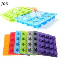 JCD 16 Grid Star Ice Cubes Silicone Mold Pentagram Cake Chocolate Mould DIY ICE Cream Jelly Cookies Kitchen Baking Tools