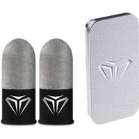 Slim Fingertip Gloves For Gamers Sweatproof Tear Resistant Touch Screen Finger Sleeve Fingertip Cover With Storage Case