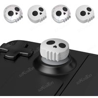 Skull Thumb Grip Caps for Steam Deck Games Console Silicone Thumbstick Joystick Cover Gaming Accessories for PS5 Xbox Controller