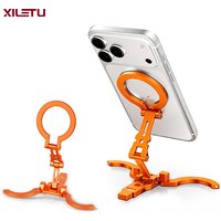 XILETU COBONE Double-Sided Magnetic Phone Holder Ultra Thin Foldable Desktop Tripod 1/4" Interface for iPhone Daily Use