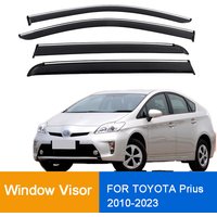 Car Window Visor For Toyota Prius 2010-2023 Side Window Deflector Visor Vent Wind Shields Sun Rain Guards Car Accessories