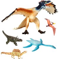 Archaeopteryx Carnosaurus Spinosaurus Pterosaur T rex Mosasaurus Jurassic World Animal Figurines Action Figure Dinosaurs Toys