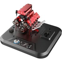 TOYAN V8 All-metal Mechanical High Simulation Fuel Micro Eight-cylinder Engine Assembly Model Toy
