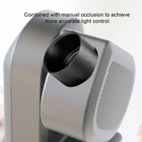 Metal Lens Hood Fit for Seestar S50 Weatherproof Protective Astronomical Telescope Light Hood Astronomical Telescope Lens Shade