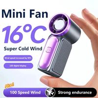 Mini Handheld Fan 3600mAh High-Speed Portable Turbo Pocket Fan Summer Long-lasting Battery Life for Outdoor Travel Camping