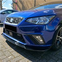 For Seat Ibiza MK5 FR TSI TDI MPI 2017 2018 2019 2020 2021 2022 2023 2024+ Car Front Bumper Splitter Spoiler Guard Kit 3PCS ABS
