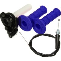 AliExpress NONE 1 Pair Quick Action Throttle Grip Twist Cable Fit for 110cc 125cc PITBIK Pit Dirt Bike Blue