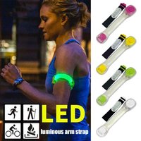 LED Light Up Armband Outdoor Sports Flashing Luminous Safety Band Adjustable Night Walking Running Riding Glow Arm Strap 발광 완장 image 4