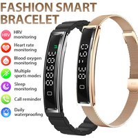 Women Smart Bracelet With Heart Rate Monitor Activity Fitness Tracker Sports Wristband Waterproof Smart Watch Men Smartband