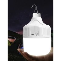 USB Rechargeable LED Camping Light Portable Multifunctional Outdoor Emergency Hanging Tent Lamp Hiking Picnics Night Lighting