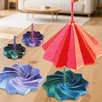 3D Printed Fidget Carrot Tower Stress Relief Toy With Handle, Available In Multiple Colors, Relieves Anxiety And Improves Focus