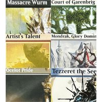 Holo 'Innkeepers Talent/Uncivil Unrest/Ocelot Pride' Magical Proxy Cards High Quality Proxy Board Playing Game Trading Cards